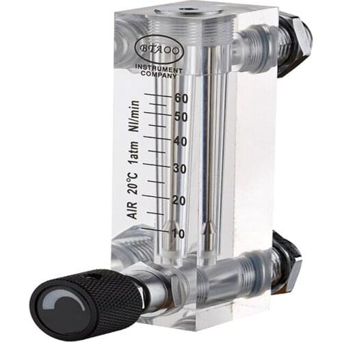 LZM-6T adjustable small panel type small air flow meter plastic pagoda joint