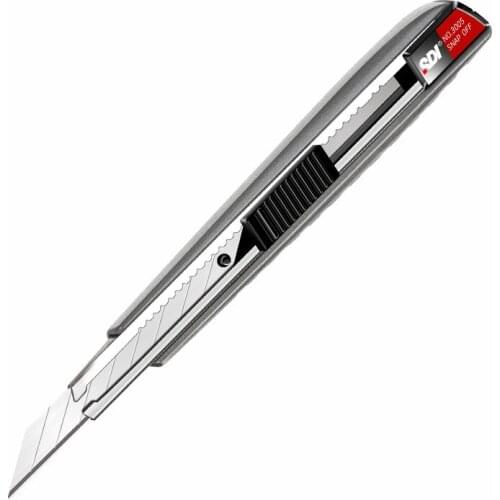 Aluminum Alloy Utility Knife 30 Degree 9mm Sharp Angle Blade Cutting Paper/Leather Carving Craft Knife Metal Knife Stationery