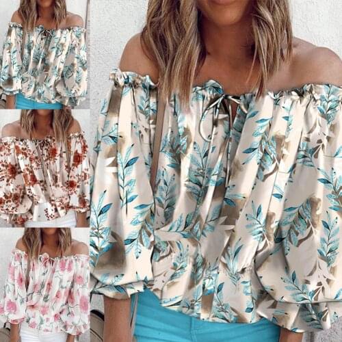 Fashion Ladies Blouse Top Sexy Slash Neck Sweet Quick Dry Hollow Design Long-sleeved Plus Size Female Blouse Shirt Summer 2021