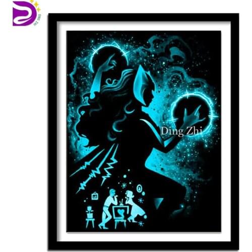 Anime Couple Full Drill 5D Diy Diamond Painting Cartoon Beauty Girl Embroidery Cross Stitch Home Decoration Mosaic Wallpaper