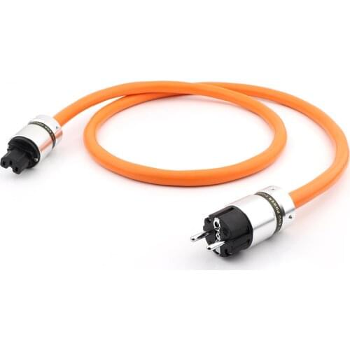 Yter LINN K800 5N OFC Pure Copper European standard Power Connector EU Schuko Power Cord HIFI