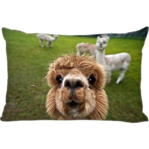 Lovely Alpaca Double Sided Rectangle Pillow Covers Bedding Comfortable Cushion/Good For Sofa/Home/Car High Quality Pillow Cases
