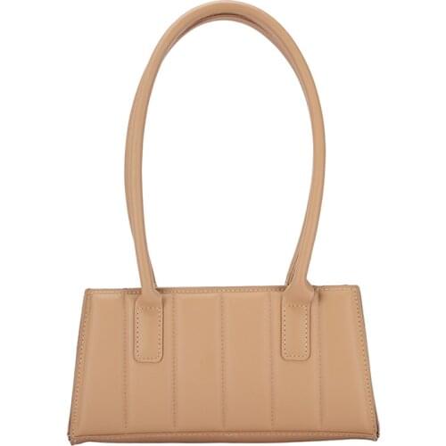 Fashion Shopping Bag Retro Casual Women Totes Shoulder Bags Female PU Leather Solid Color Handbags for Women Simple Clutch Bags