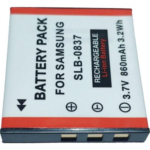 High Quality 860mAh New Replacement Battery For Samsng SLB-0837 SLB0837 SLB 0837 L50 L60 L80 i70 i70S L700 L700S L73 NV3 NV5 NV7