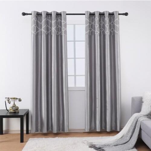 Curtains for Living Dining Room Bedroom New Product Pure Color European and American Style Draped Luxury Curtain
