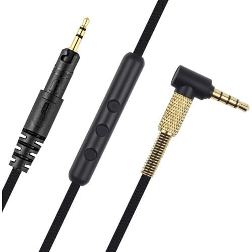 OFC Replacement Cable Extension Cord for Audio Technica ATH-M70X ATH-M60X ATH-M50X ATH-M40X ATH M70X M60X M50X M40X Headphones
