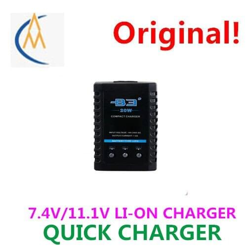 Factory outlet B3 charger 20 w model aircraft fixed wing V11.1 7.4 V lithium battery balance charger large current fast charger
