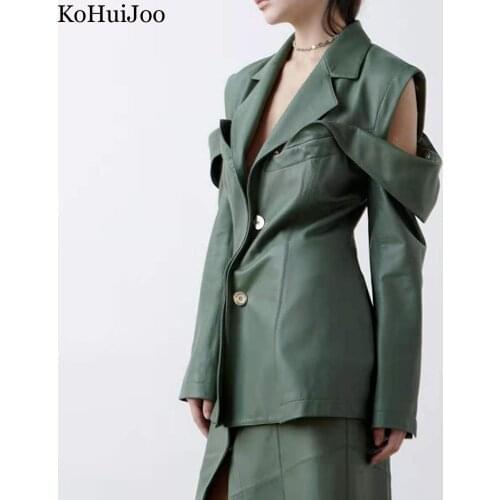 Runway Blazer Women Fahsion Single Breasted Slim Blazers Coat Lady High Street Elegant Office Ladies Long Sleeve Blaser