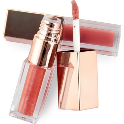 10 Pieces Private Label Best Moisturizing Matte Liquid Lipstick Popular Non Sticky Lip Gloss Brown Bulk Wholesale 2020