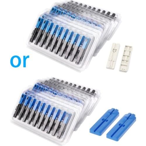 100PCS SC Optic Fiber Quick Cold FTTH SC Single Mode UPC Fast Connector