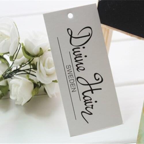 Custom garment printed paperboard hang tag clothing price tags brand care label 1000pcs lot