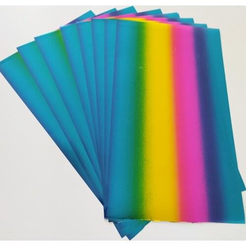 11X20cm 10pcs holographic hot Stamping Foil quill paper for Laminator heat Transfer by laser printer minc foil laminator minc