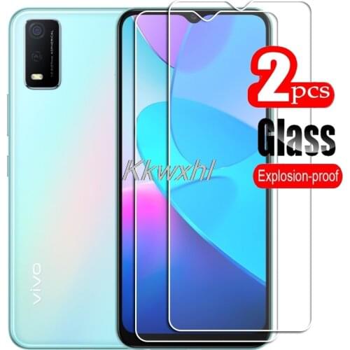 2PCS FOR Vivo Y3s Global High HD Tempered Glass Protective On Y20 2021 Y12s V2029 V2026, V2033 Phone Screen Protector Film