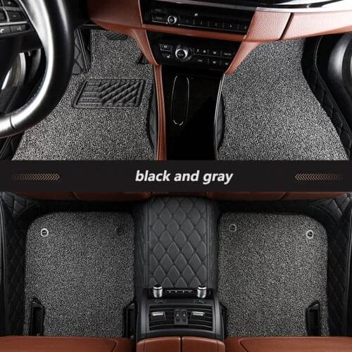 Kalaisike Custom car floor mats for Porsche All Models Panamera Cayman Boxster 718 Macan Cayenne car accessories auto styling