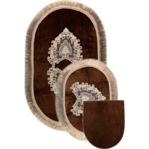 Bonny Home Bath & Toilet Rug Sets