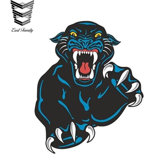 EARLFAMILY 13cm x 8cm Car Styling Leopard Car Sticker Cute Animal Vinyl Sticker Laptop Travel Luggage Waterproof Accessories