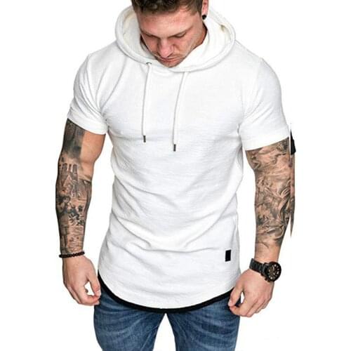 KYKU Men's T-shirts With A Hood