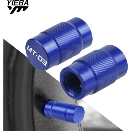 Motorcycle Accessorie Wheel Tire Valve Stem Caps Airtight Covers CNC Aluminum For Yamaha MT03 MT-03 MT 03 2006 2020 2019 2018