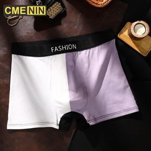CMENIN Breathable Cotton Sexy Gay Mans Underwear Boxer Homme Ins Style Mens Underpants Men Underwear Boxers Panties Sexi CM894