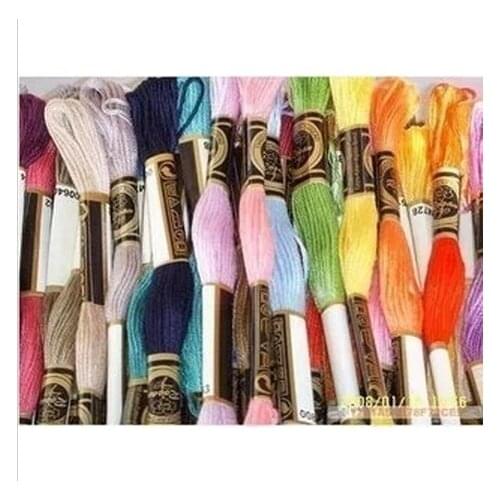 8.7 Yard Embroidery Thread Floss Cross Stitch Thread Yarn Floss Similar DMC Total 50 Pieces--Choose Any Colors