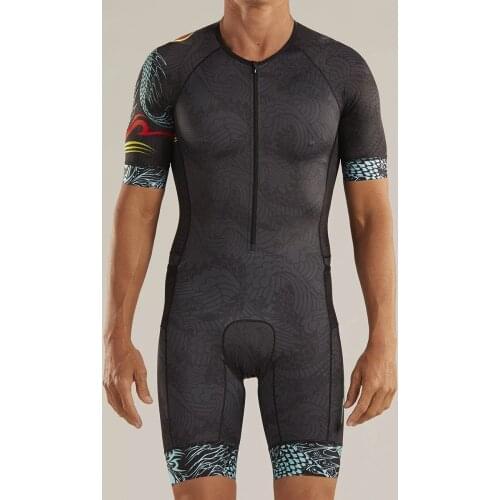 New Mens Tri Suit Aero Rcesuit TOKYO Blue Dragon Triathlon Clothing Cycling Skinsuit Go Pro Moho Ciclismo Hombre Bike Jumpsuit