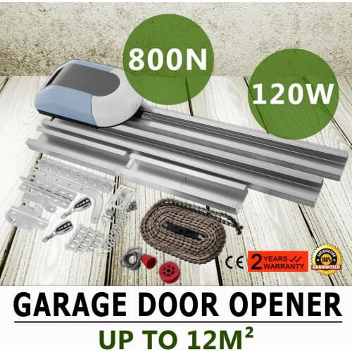 800N Garage Door Opener Operator Full Kit 120W Remote Control Electric Automatic Gate Openers Sliding Gates Kit
