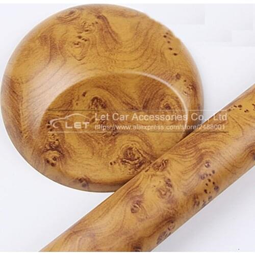 Premium quality Wood PVC FILM for car Interior decoration Grain PVC Vinyl sticker by free shipping 10/20/30/50/x122CM/lot