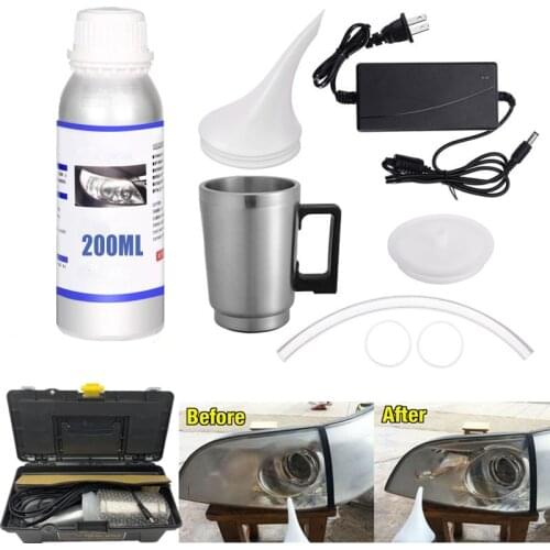 Chemical Polishing The headlights Full Set Headlight Polishing Vapor Headlight Polisher Restoration Kit Polish For Headlights