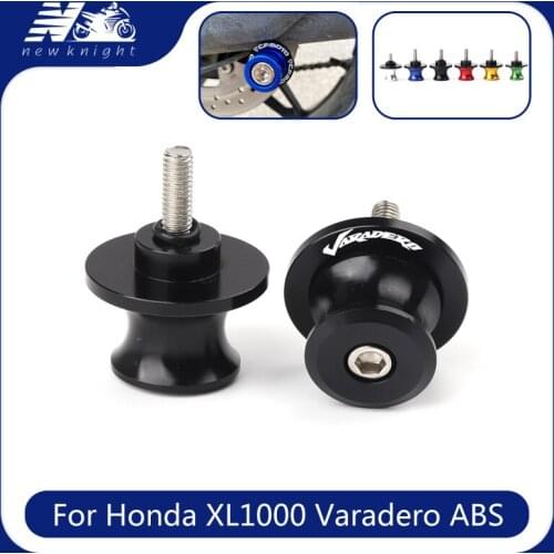 With Logo(Varadero) 8MM Motorcycle CNC Aluminum Swingarm Spool Slider Stand Screws For HONDA XL1000 Varadero ABS 1999-2013 2012