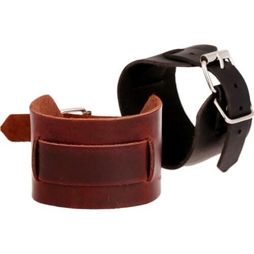 Vintage Genuine Leather Punk Black Brown Lover Bracelets For Men Women New Charm Bracelet