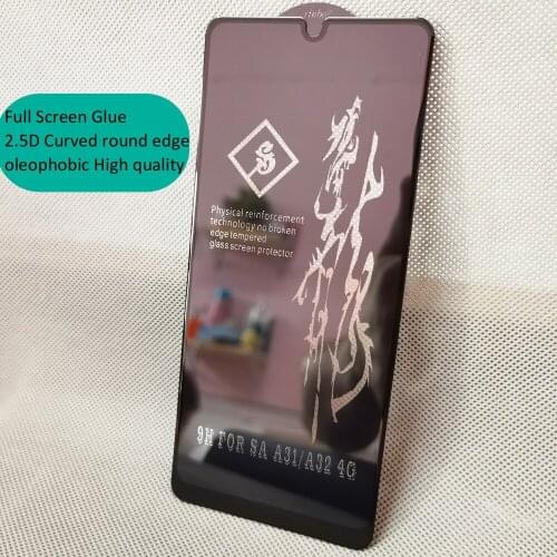 Tempered Glass For Samsung Galaxy A32 Screen Guard Protective oleophobic Full glue