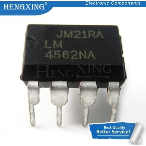 10pcs/lot LM4562NA LM4562 DIP-8 In Stock