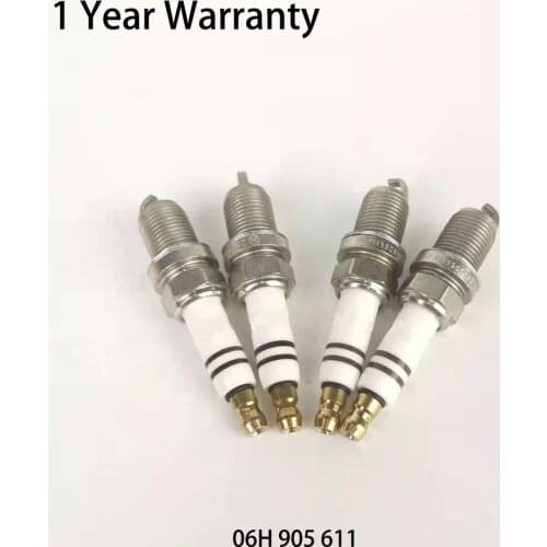 4Pcs Spark plug for 1.8T 2.0T VW AUDI 06H905601A 06H905621 101905631 06H905601B 06H905611 101905631H
