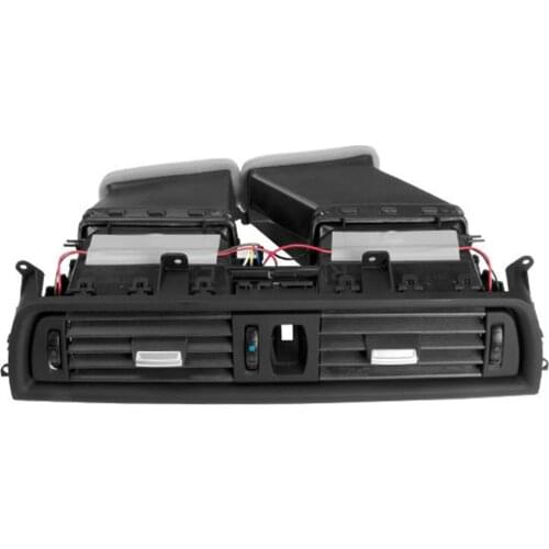 Car Center Console Armrest Rear A/C Air Conditional Outlet Vent Panel Grilles Cover Car Styling For BMW 5 Series F18 Hot 10-17