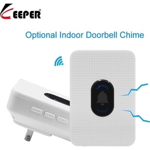 Keeper Wireless Doorbell Intelligent Home Welcome Doorbell Waterproof 300m Remote smart Door Bell Chime EU AU US Plug Option