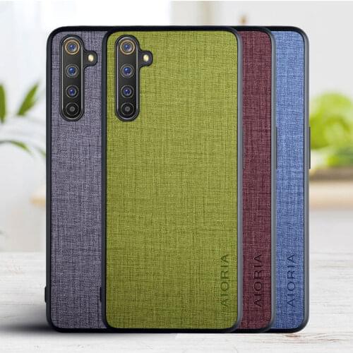 Case for Oppo Realme 6 Pro 6i case cover,Cross pattern design with PU+PU 2in1 Material