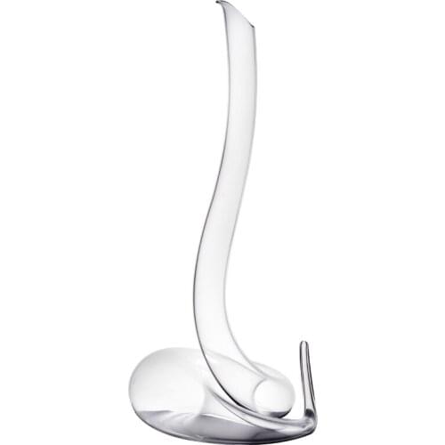 Red wine decanter snake type fast sobering glass wine distributor