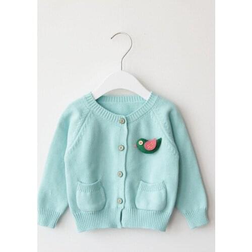 Kids Girls Autumn Outwear,Baby Girls Cute Sweaters Cotton Cardigan
