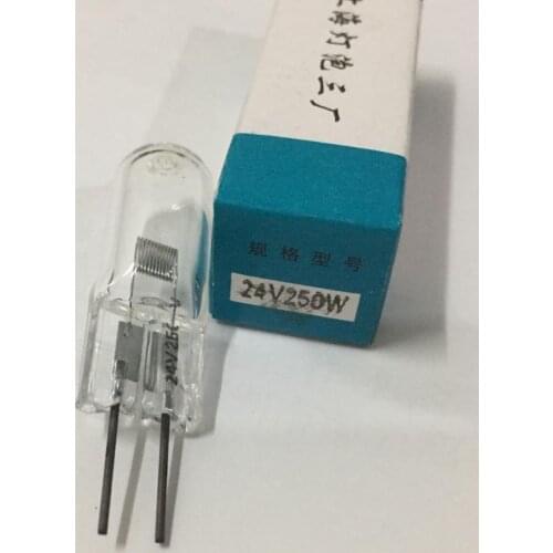 2pcs,JC 24V250W EHJ projector lamp,24V 250W G6.35 halogen bulb,compatible for 64655 PH 7748