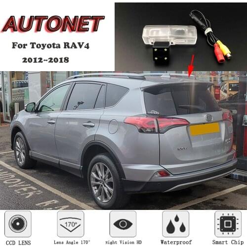 AUTONET Backup Rear View camera For Toyota RAV4 2013 2014 2015 2016 2017 2018 Night Vision/license plate camera/parking Camera