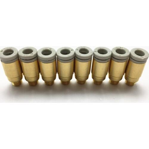 KJS06-M5/M6/M3/01S male thread One-touch Miniature external screw straight connector KJS series