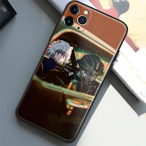 Meruem Neferpitou HxH Anime Glass Soft Silicone Phone Case for IPhone SE 6s 7 8 Plus X XR XS 11 12 Mini Pro Max Cover Shell