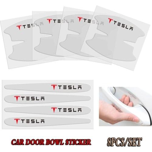 8pcs/Set Car Door Handle Bowl Cover Sticker For BMW Benz opel For MAZDA HONDA NISSAN Citroen For TOYOTA Mitsubishi Suzuki FORD