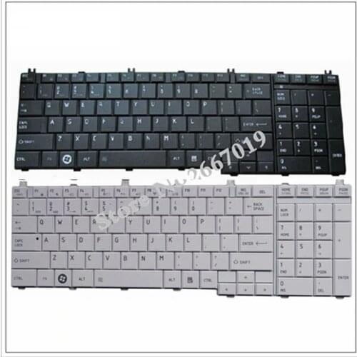 YALUZU NEW US keyboard For toshiba FOR Satellite C655 C650 C655D C660 L650 L655 L670 L675 L750 L755 US laptop keyboard