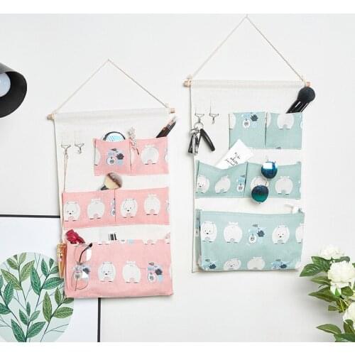 New Storage bag dormitory three-dimensional hanging pocket wall-mounted storage storage door rear storage bag furniture supplies