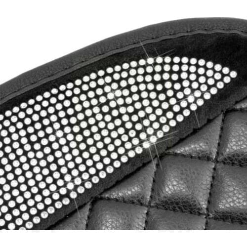 Plush Car Seat Cover Only The Front Seats, Winter Shiny Set Warm Rhinestones Ms. Of Pillow Interior Fittings, Pain Back Ful V6H3