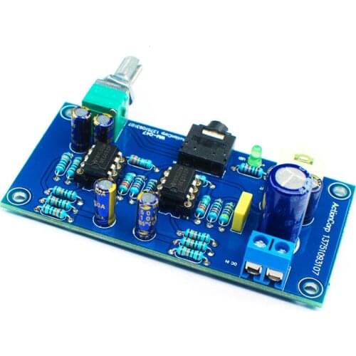 KYYSLB Single Power Version DC9~24V Amp Board 47 Amp Portable Headphone Amplifier Hifi Finished Board KIT 80*40MM