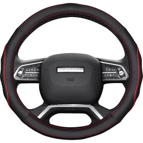 Custom Car Steering Wheel Cover Shell Skid Proof Leather For Haval F7 Haval Jolion 2021Car Accessories Interior