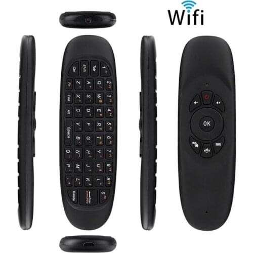 Flying Squirrel Meige H2 Wireless Transmission Keyboard Remote Control With Programmable Key For Smart TV Android TV Box Fire TV