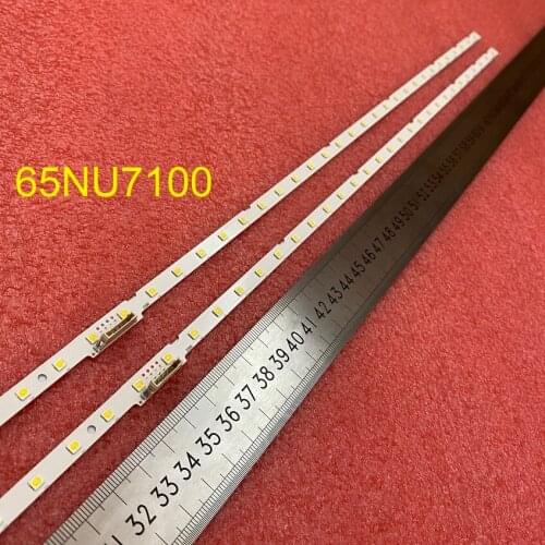 2pcs LED Backlight strip for Samsung UN65NU7100G UN65RU7100 UE65NU7100 UE65NU7400U UN65RU7200 UN65RU7300 UN65NU7200 UN65RU7300